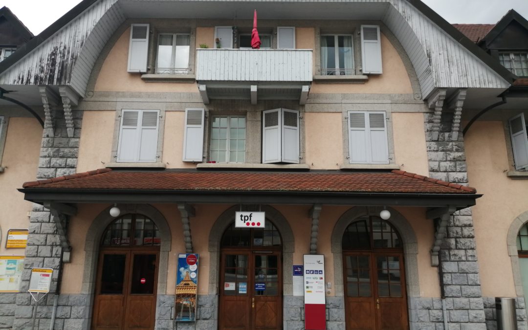 Nouveaux guichets Gare routière de Romont